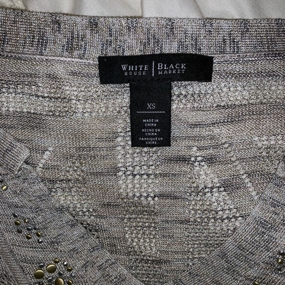 White House Black Market Embellished Poncho - Picture 5 of 8